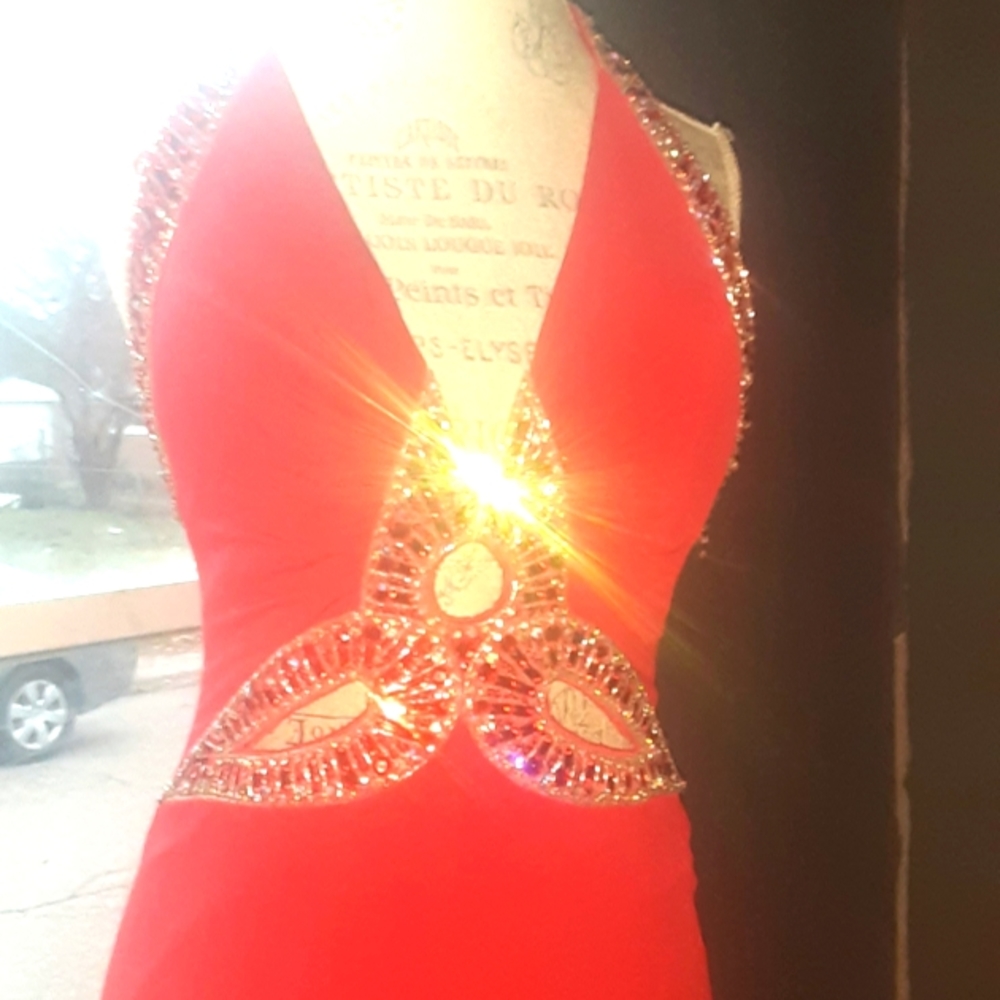 Alyce paris one of a kind red dress